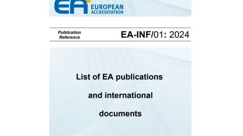 Objavljen revidirani dokument: EA-INF/01:2024