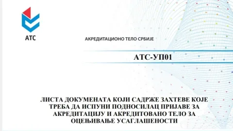 Novo izdanje Uputstva ATS-UP01
