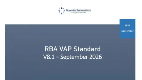 RBA revidira VAP standard sa izmenama u auditima dobavljača i korektivnim merama