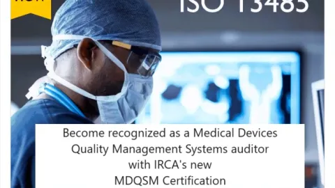 IRCA pokrenula novu šemu sertifikacije sistema menadžmenta kvalitetom medicinskih uređaja