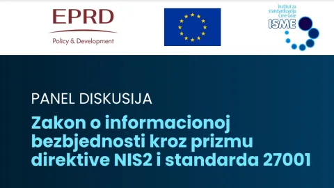 Crnogorski Zakon o nacionalnoj informacionoj bezbednosti u fokusu na stručnom panelu