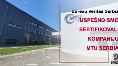 MTU Maintenance Srbija dobila pet sertifikata 
