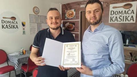 Restoran “Domaća Kašika” iz Gračanice uspješno završio proces halal certificiranja