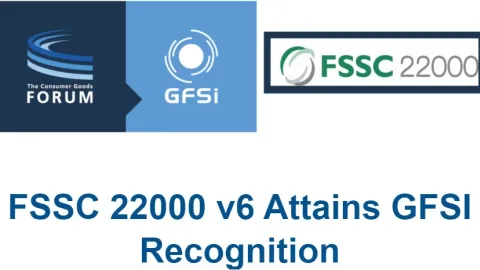 FSSC 22000 Verzija 6 priznata u odnosu na zahteve GFSI benchmarkinga v2020