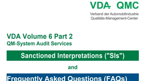 VDA objavljuje ažurirana tumačenja za VDA 6.2 standard ocenjivanja usluga