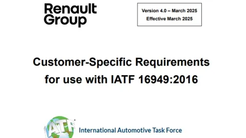 Grupa Renault ažurira zahteve kvaliteta za IATF 16949