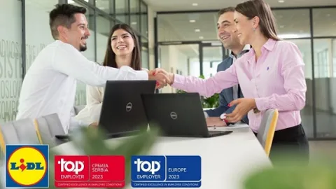 Lidl Srbija dobitnik "Top Employer" sertifikata