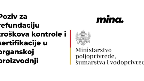 Poziv za refundaciju troškova kontrole i sertifikacije u organskoj proizvodnji