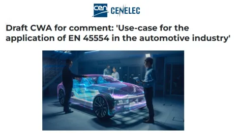 Nacrt o primeni EN 45554 koncepata popravljivosti u automobilskoj elektronici otvoren za komentare
