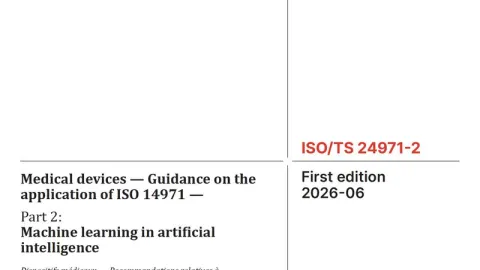 Uputstvo za upravljanje rizicima za medicinske uređaje pokretane veštačkom inteligencijom: objavljeno prvo izdanje standarda ISO/TS 24971-2