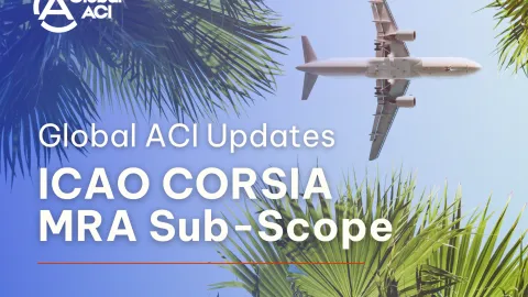 Global ACI usklađuje poddomen CORSIA MRA sa četvrtim izdanjem ICAO priručnika