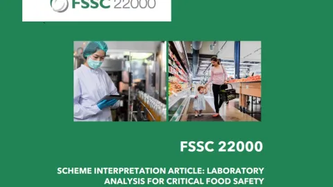 Objavljena FSSC 2200 Laboratorijska analiza za kritične parametre bezbednosti hrane