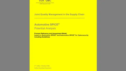 Drugo izdanje Automotive SPICE Potential Analysis (ASPICE PoA) dodaje mašinsko učenje i otvara se za javni pregled