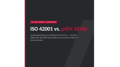 Sam ISO 42001 ne osigurava usklađenost sa Zakonom EU o veštačkoj inteligenciji