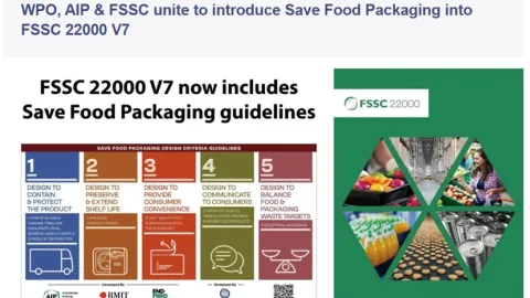 FSSC 22000 verzija 7 uključuje principe očuvanja ambalaže za hranu