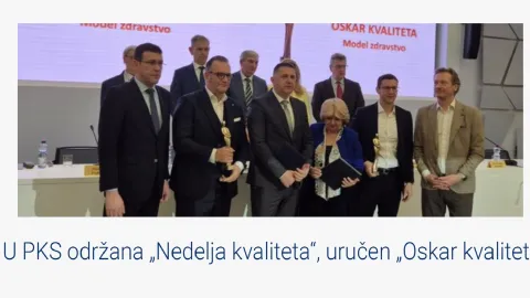 U PKS održana „Nedelja kvaliteta“, uručen „Oskar kvaliteta“
