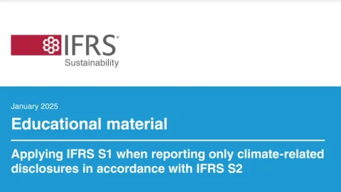 IFRS Fondacija izdala Vodič za izveštavanje u vezi sa klimom prema ISSB standardima